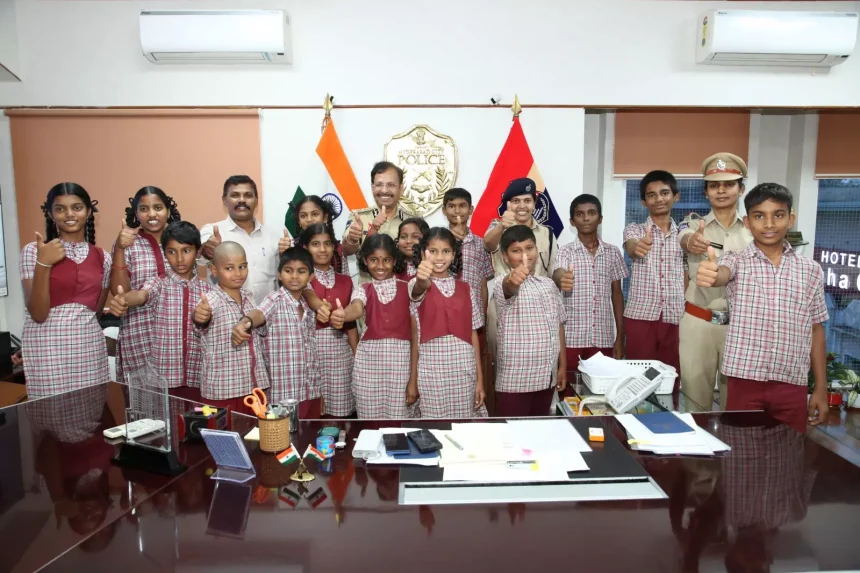 Hyderabad Police Launches "Shadow the CP" Program for Students